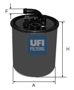 

Фильтр Топливный Ufi 2441600