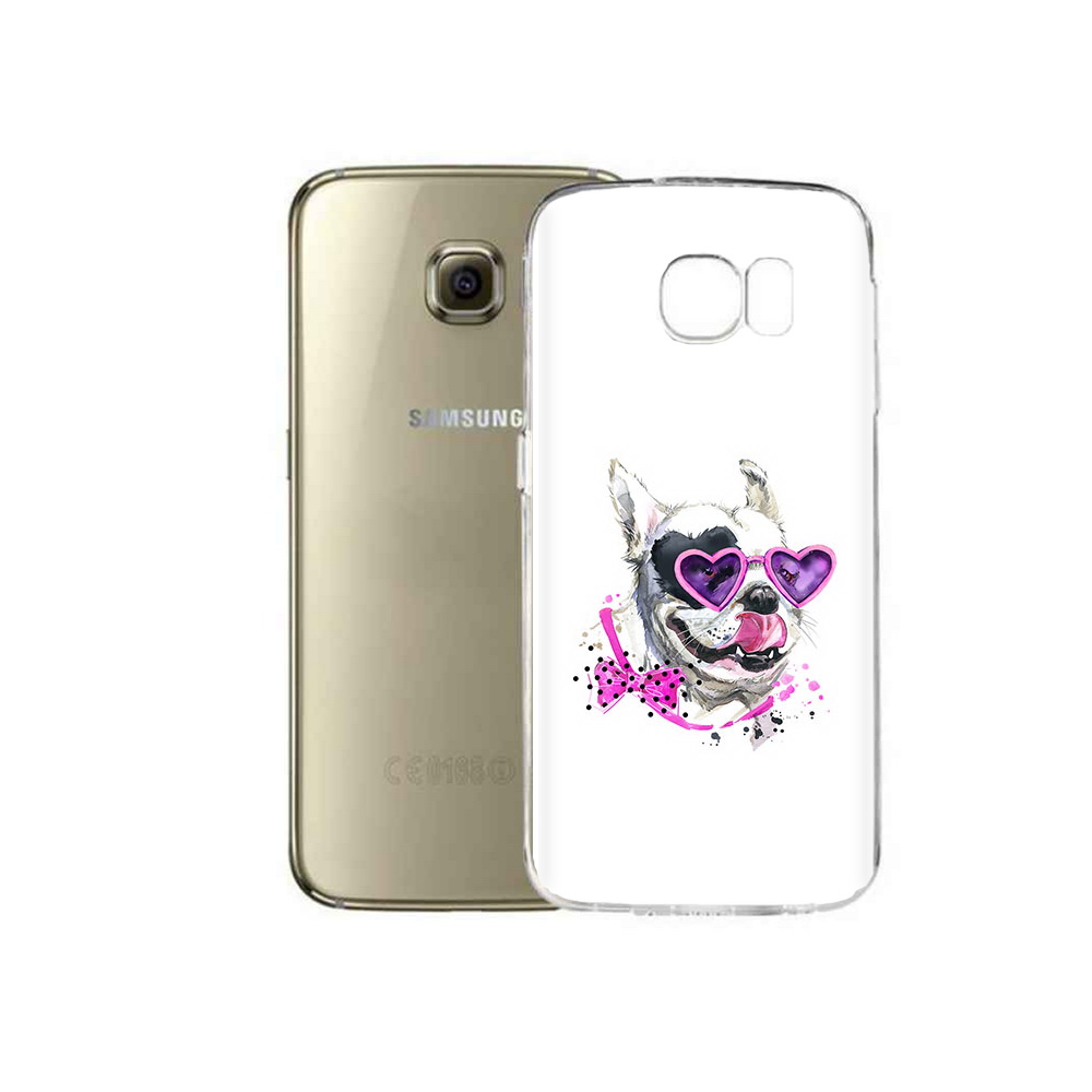 

Чехол MyPads Tocco для Samsung Galaxy C5 Pro акварельный пёс (PT61139.577.218), Прозрачный, Tocco