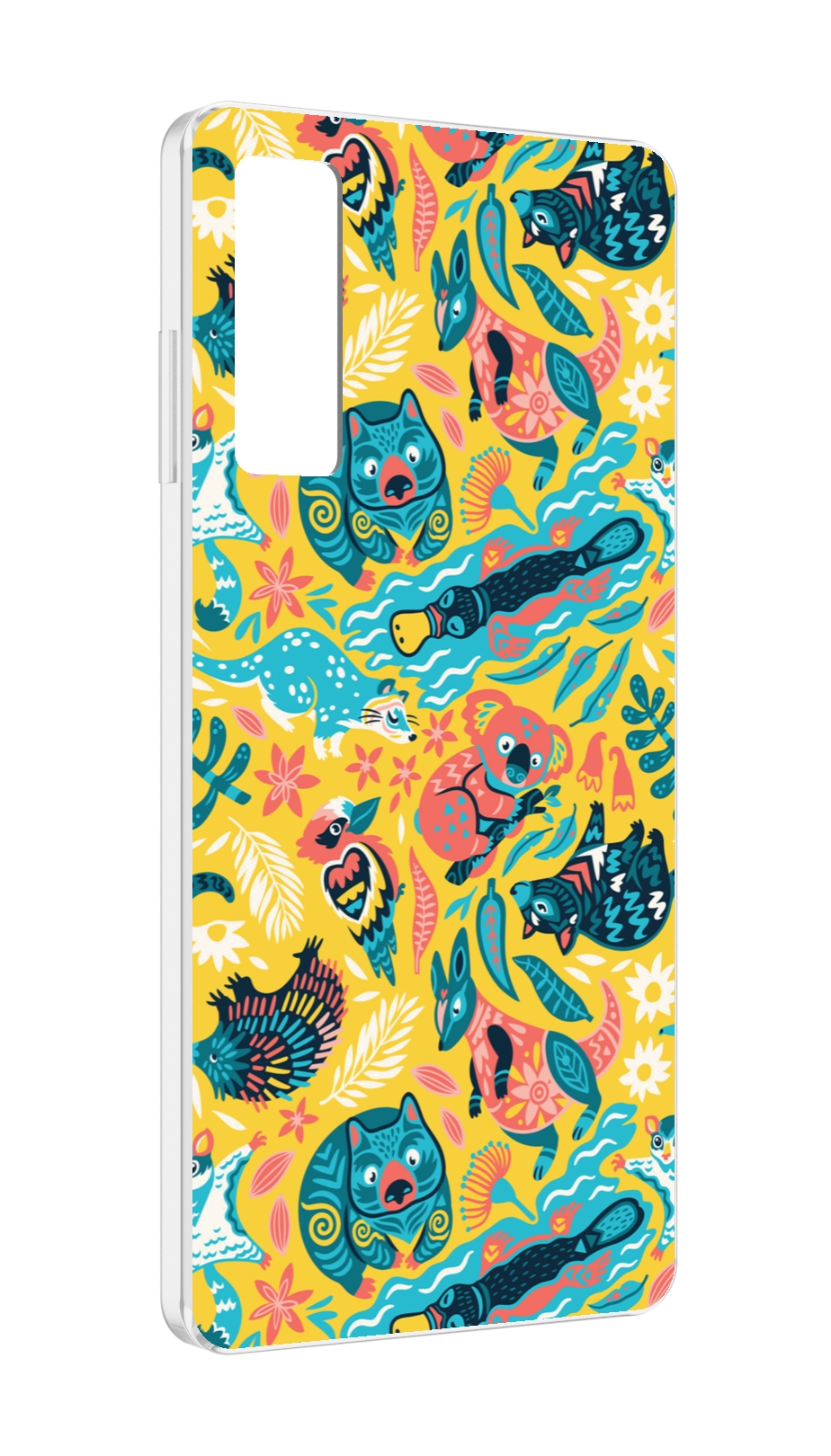 

Чехол MyPads seamless-pattern для TCL 20 5G, Прозрачный, Tocco