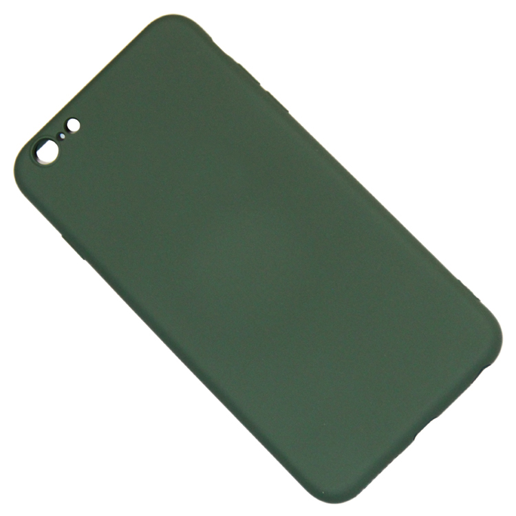 

Чехол iPhone 6 Plus, iPhone 6s Plus силиконовый Soft Touch 2 <темно-зеленый> (премиум), iPhone 6 Plus