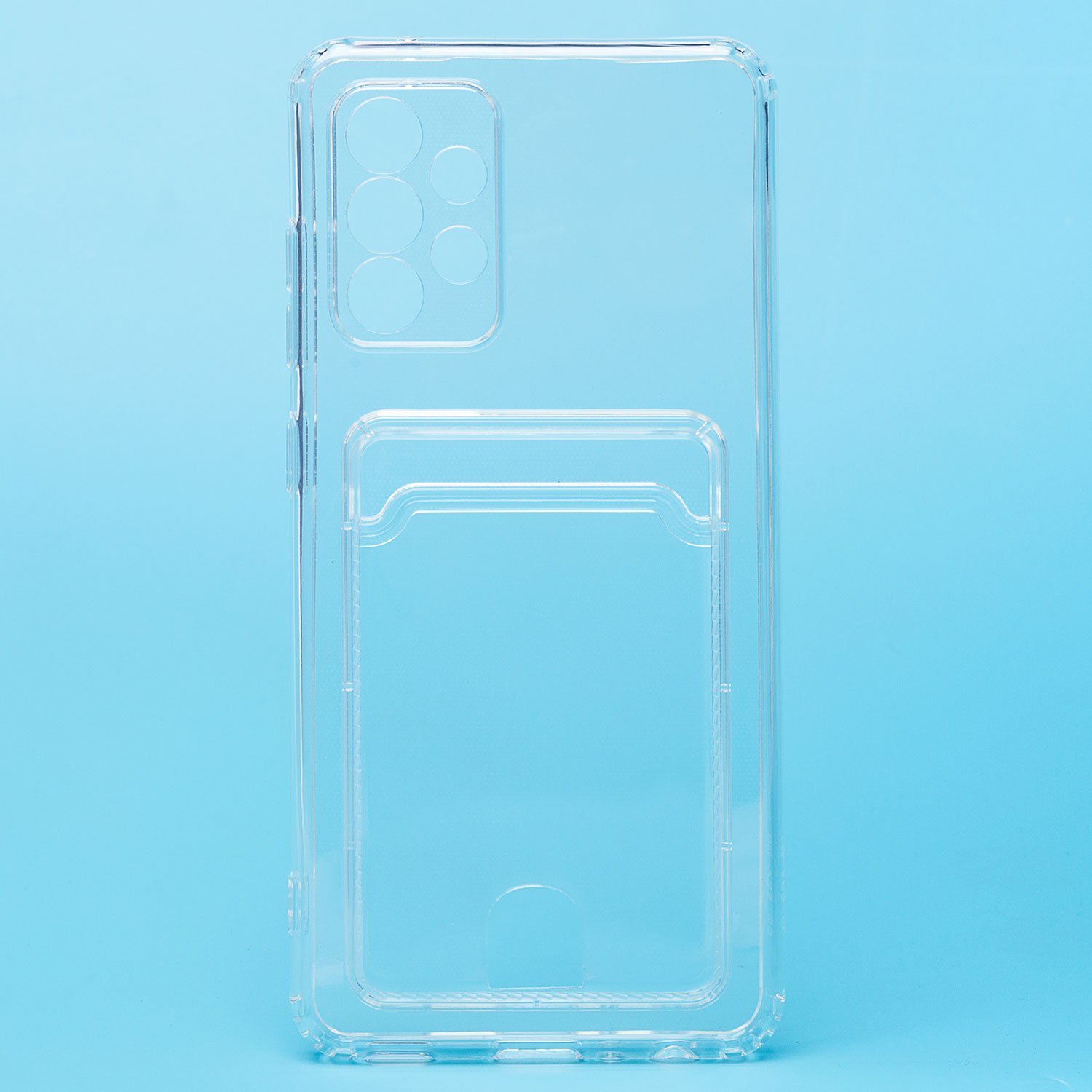 

Чехол для Samsung SM-A525F (Galaxy A52), A528B (A52s 5G) с картхолдером №2 прозрачный