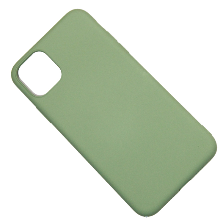 Чехол iPhone 11 Pro Max силиконовый Soft Touch 2 <зеленый> (премиум)