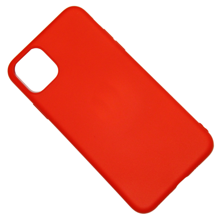 

Чехол iPhone 11 Pro Max силиконовый Soft Touch 2 <красный> (премиум), iPhone 11 Pro Max