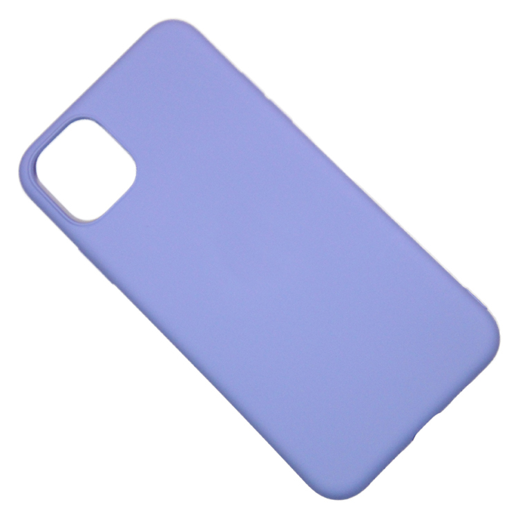 Чехол iPhone 11 Pro Max силиконовый Soft Touch 2 <фиолетовый> (премиум)