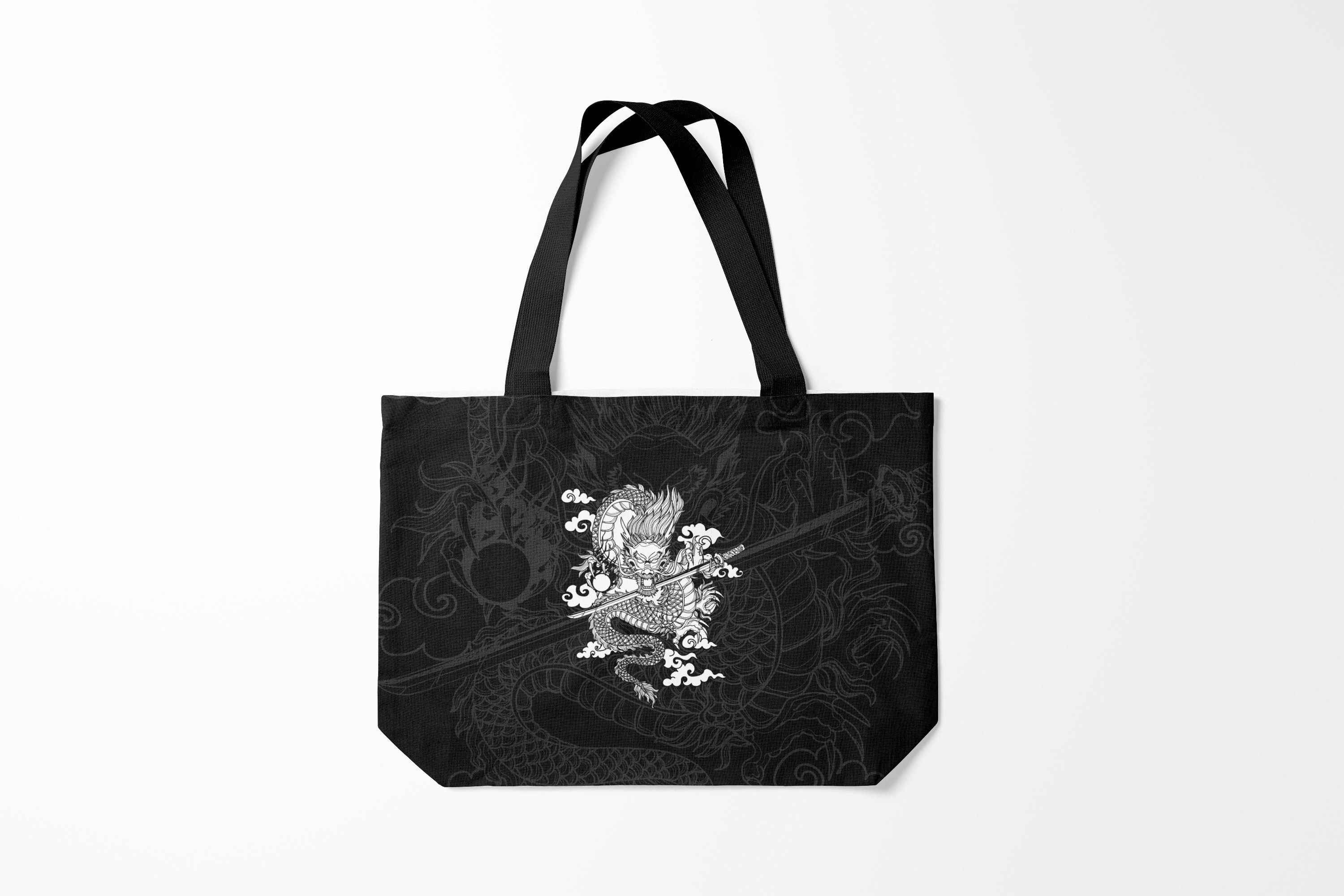 

Сумка шoппер унисекс Burnettie Драконы ДРАКОН DRAGON, черный, Драконы ДРАКОН DRAGON