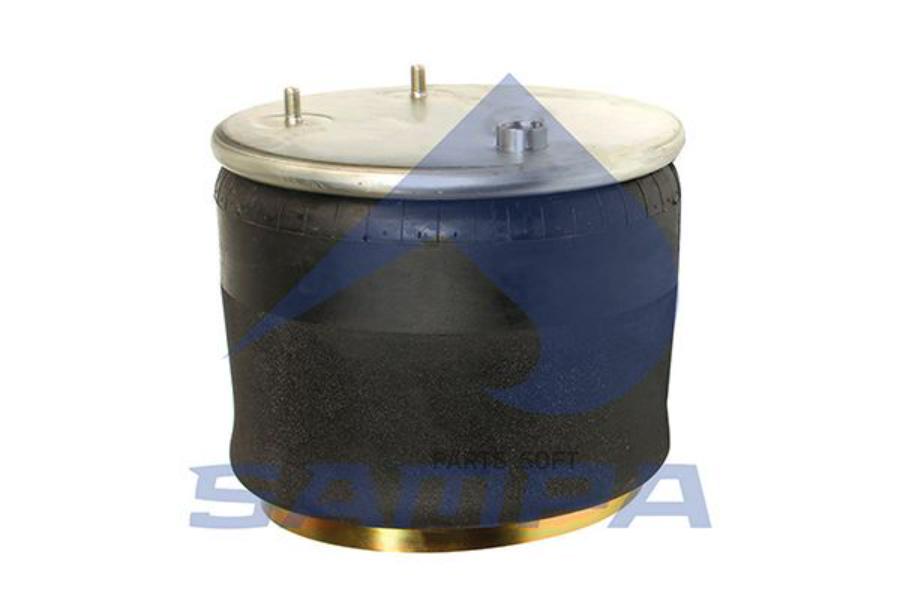 

SP 55836-K10_пневмоподушка в сборе!верх 1шп/штM22x1.5 2шп.M10 низ отв.M16 поршень сталь \D