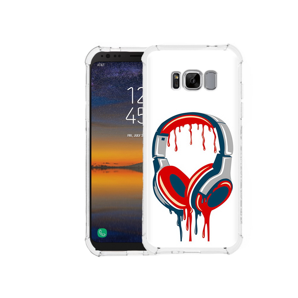 

Чехол MyPads Tocco для Samsung Galaxy S8 не делай громко (PT107395.590.517), Прозрачный, Tocco