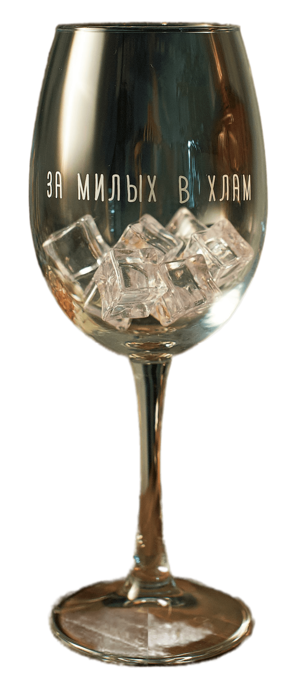 Бокал с гравировкой Art House Glass and Decor За милых в хлам BD005