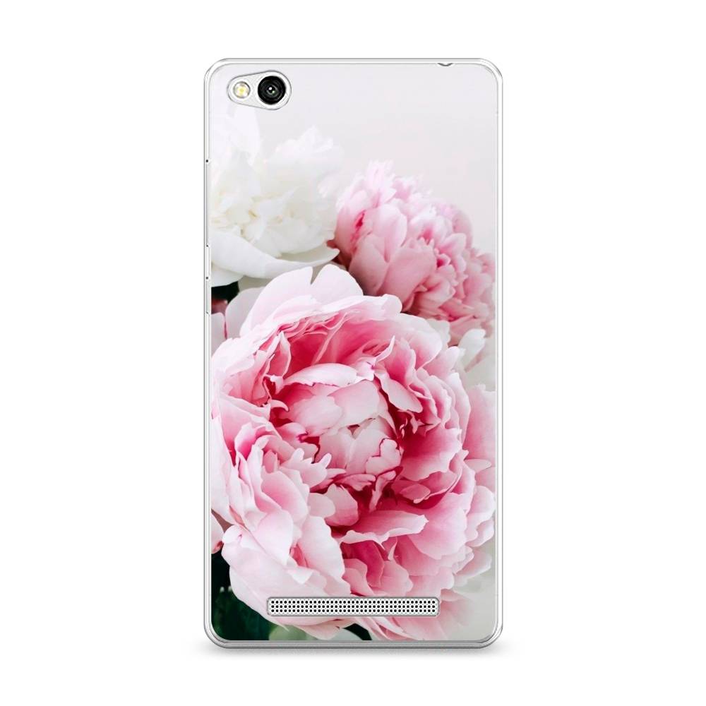 

Чехол на Xiaomi Redmi 3 "Розовые и белые пионы", Розовый;белый, 30850-2