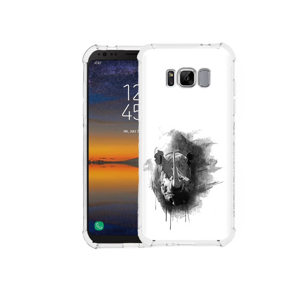 

Чехол MyPads Tocco для Samsung Galaxy S8 носорог (PT107395.590.523), Прозрачный, Tocco