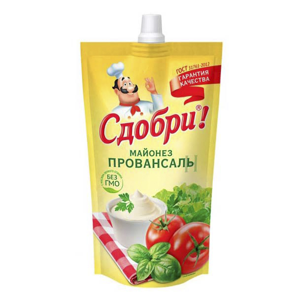 

Майонез Сдобри Провансаль 50,5% 372 г
