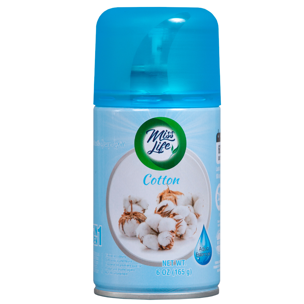 Освежитель воздуха Misslife Cotton сменный баллон, 250 мл
