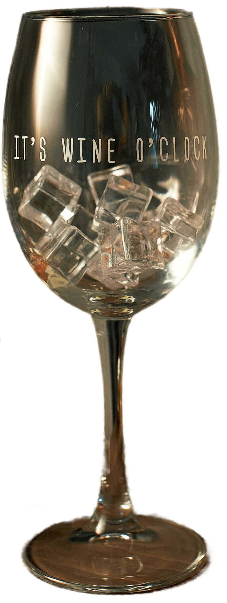 Бокал с гравировкой Art House Glass and Decor Its wine oclock BD020