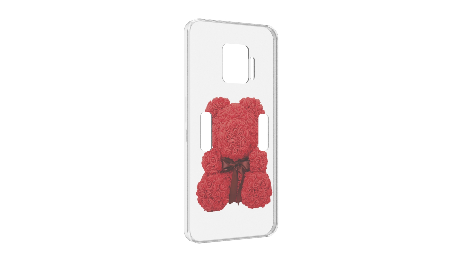 

Чехол MyPads мишка-из-розочек для ZTE Nubia Red Magic 7 Pro, Прозрачный, Tocco