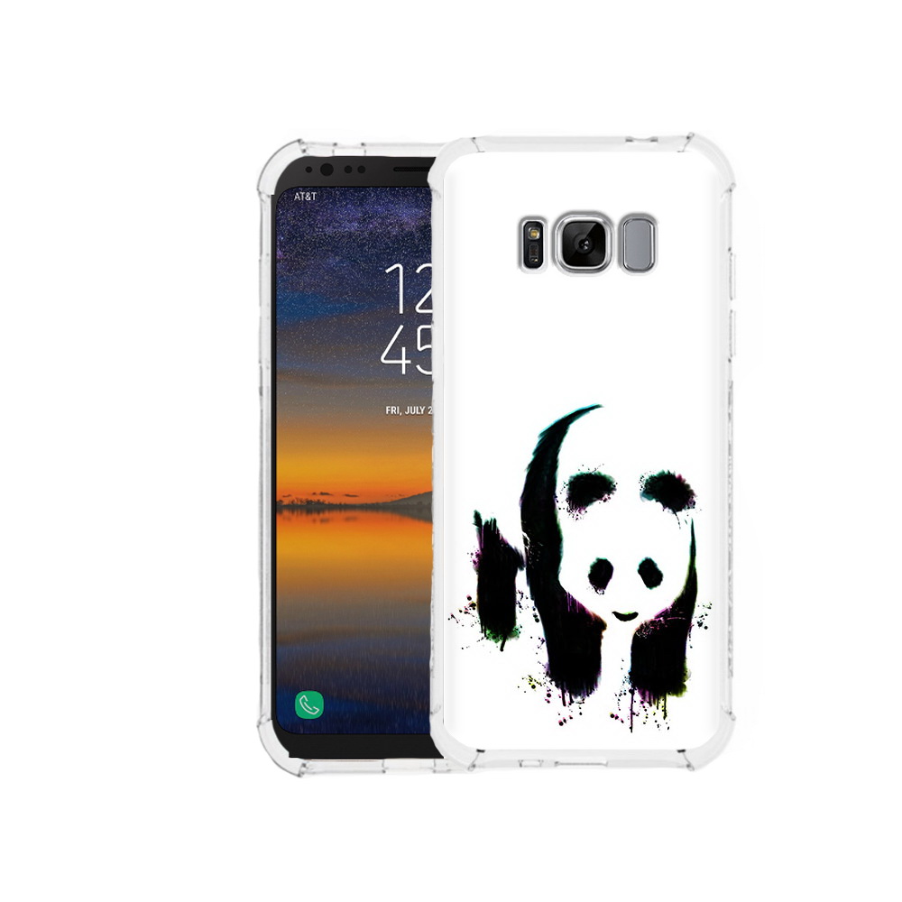 

Чехол MyPads Tocco для Samsung Galaxy S8 панда в акварели (PT107395.590.532), Прозрачный, Tocco