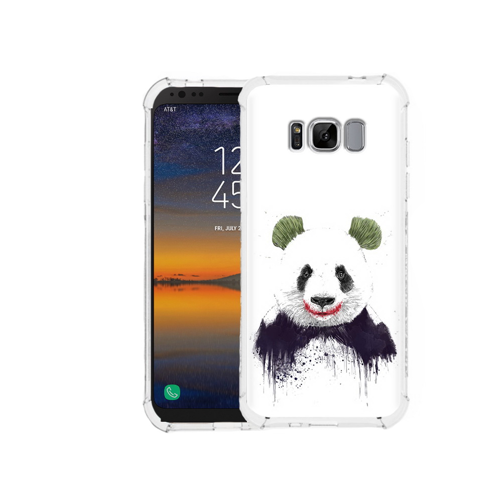 

Чехол MyPads Tocco для Samsung Galaxy S8 панда джокер (PT107395.590.533), Прозрачный, Tocco
