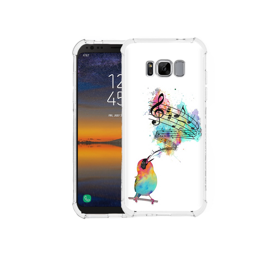 

Чехол MyPads Tocco для Samsung Galaxy S8 певчая птичка (PT107395.590.536), Прозрачный, Tocco