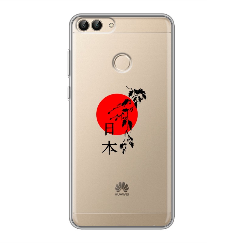 

Полупрозрачный дизайнерский силиконовый чехол для Huawei P Smart Прозрачные иероглифы