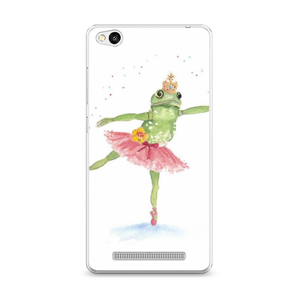 

Чехол для Xiaomi Redmi 3 "Лягушка-балерина", Зеленый, 30850-4