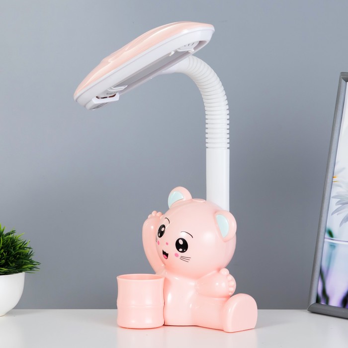 

Настольная лампа Risalux Мишка LED 4Вт нежно-розовый
