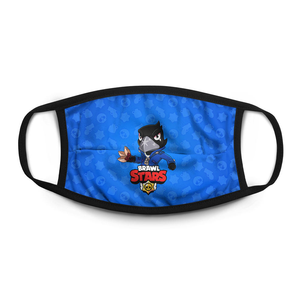 

Многоразовая маска унисекс Burnettie Brawl Stars Crow, Разноцветный, Brawl Stars Crow