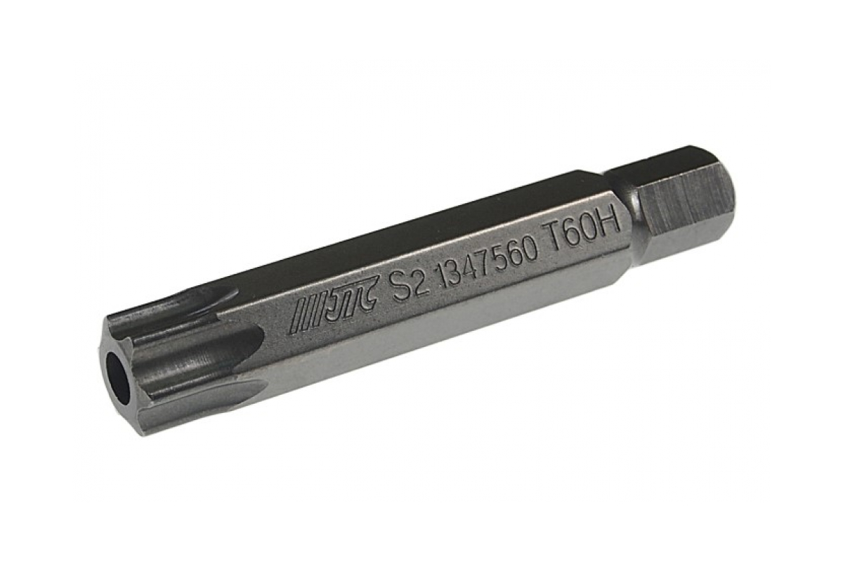 

Бита TORX Т60Hх75мм 10мм удлиненная S2 JTC