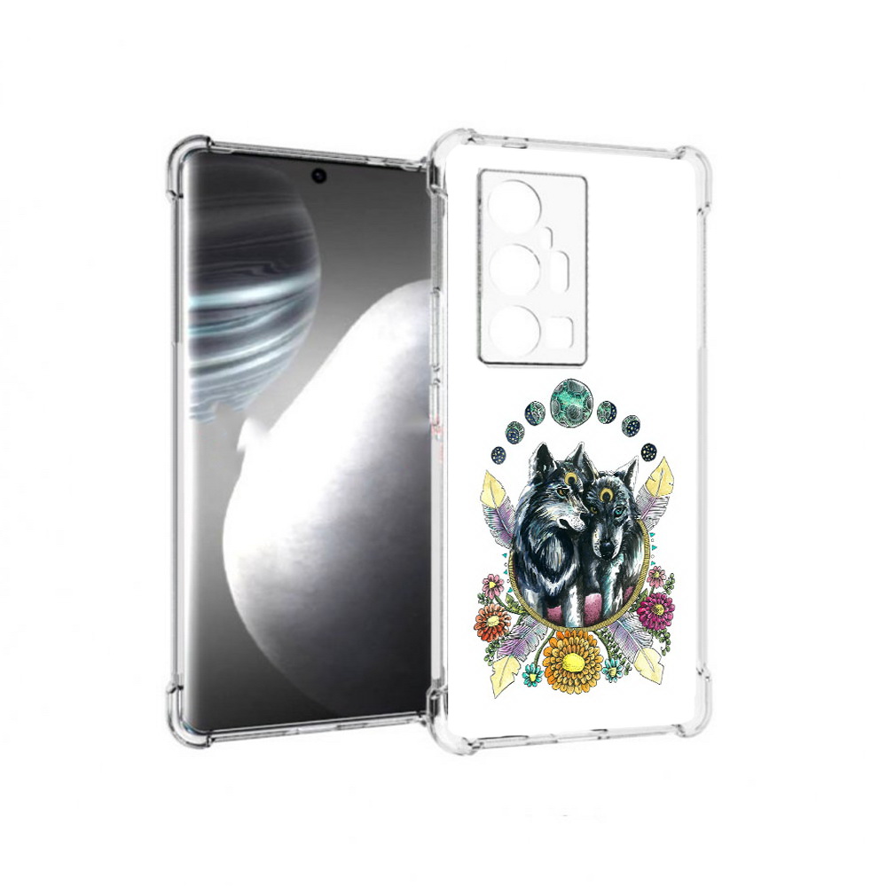 

Чехол MyPads Tocco для Vivo X7 Pro красивые волки абстракция (PT227071.403.408), Прозрачный, Tocco