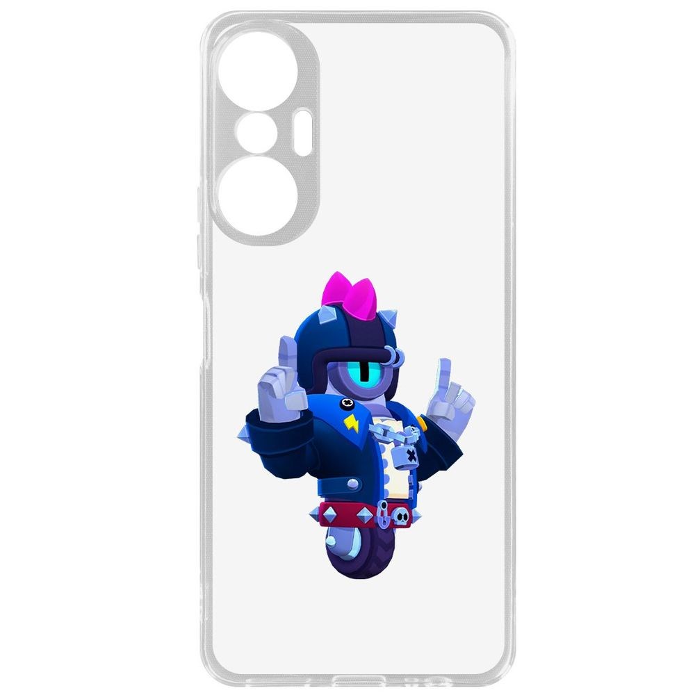 

Чехол-накладка Brawl Stars-Дикий Сту для Infinix Hot 20S, Прозрачный