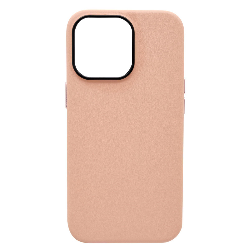 

Чехол с MagSafe на iPhone 16 Artificial Leather Co Матовая поверхность Soft touch Розовый, Apple iPhone 16