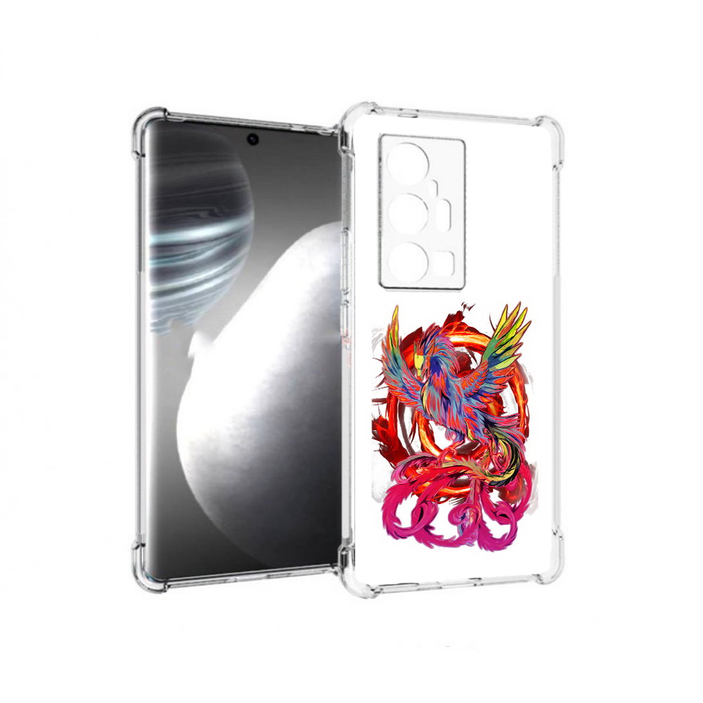 

Чехол MyPads Tocco для Vivo X7 Pro красочный феникс (PT227071.403.414), Прозрачный, Tocco