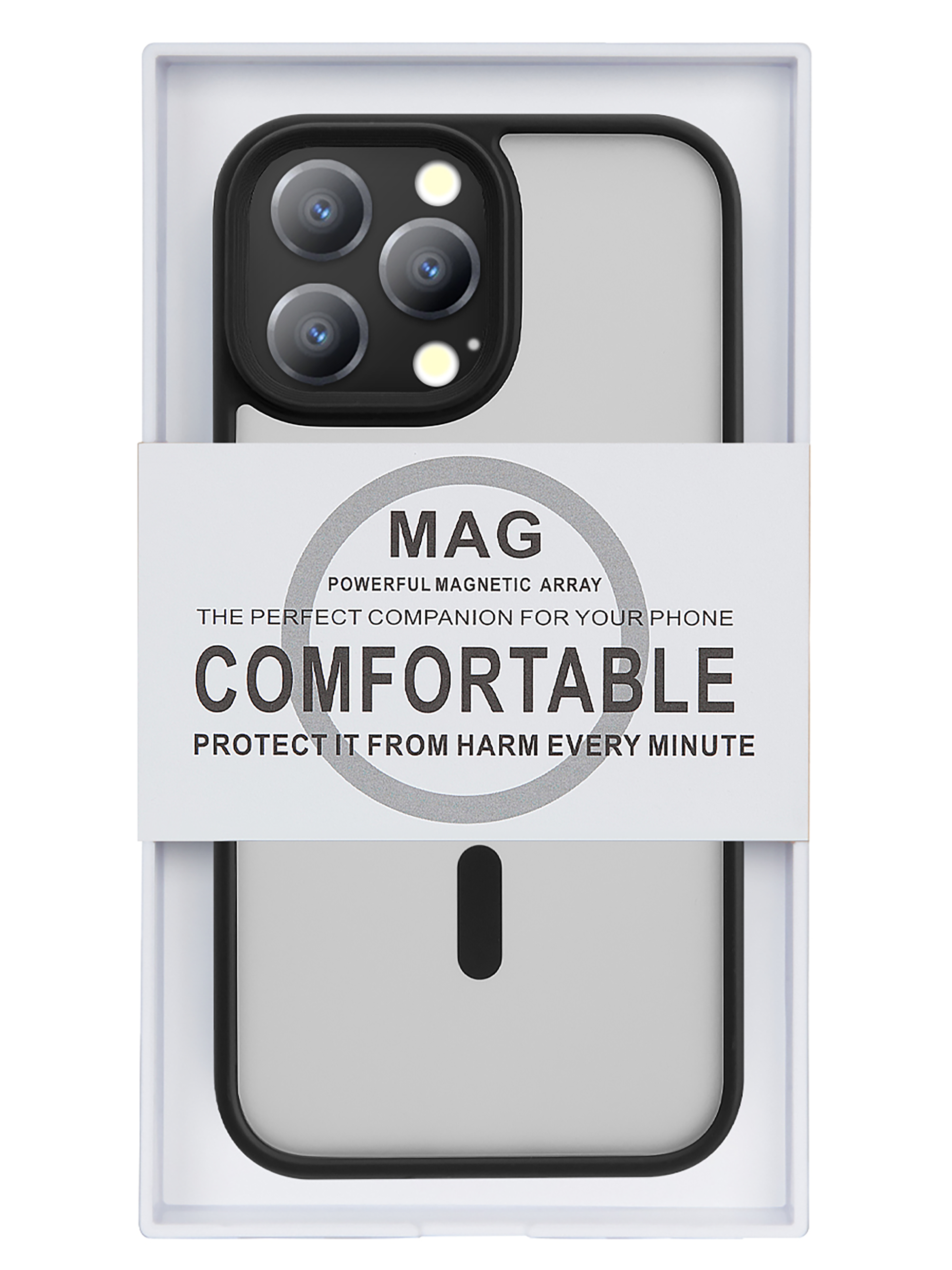 Чехол с MagSafe для iPhone 16 Pro DFANS, ультралегкий, матовая поверхность