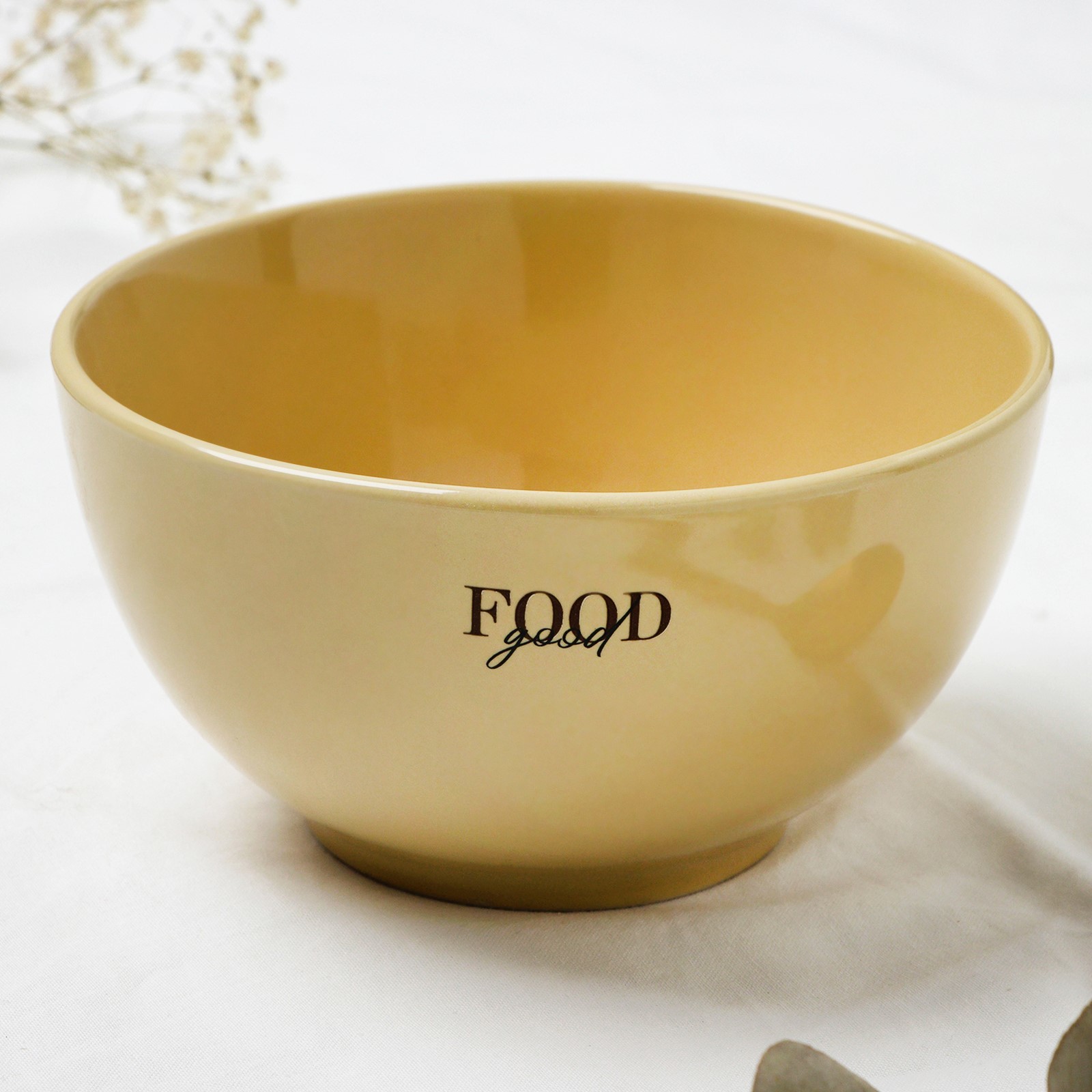 

Тарелка Dolce Ceramo. Стиль 10083301, суповая, керамика, 14 см, бежевый, 1 шт