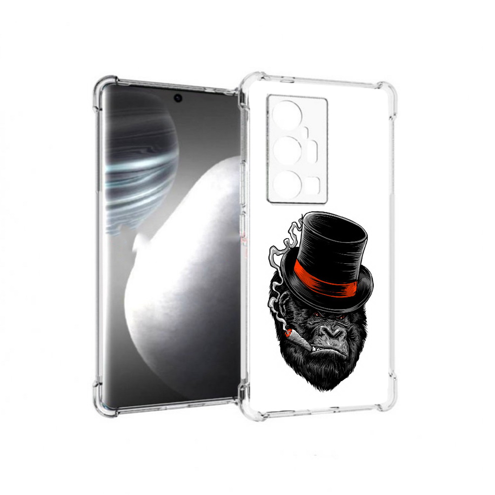 

Чехол MyPads Tocco для Vivo X7 Pro дизайнерская горилла (PT227071.403.431), Прозрачный, Tocco