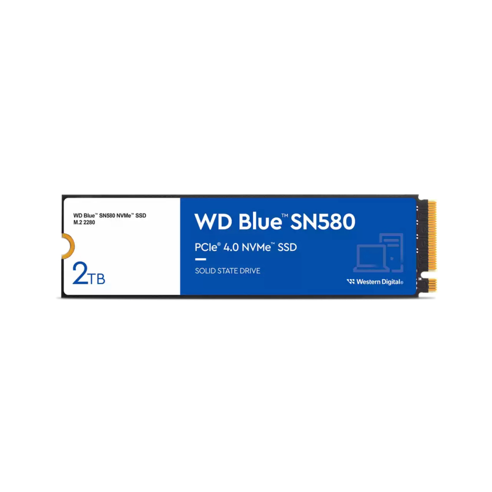 

SSD накопитель Western Digital WD Blue SN580 NVMe 2TB WDS200T3B0E, WD Blue SN580 NVMe