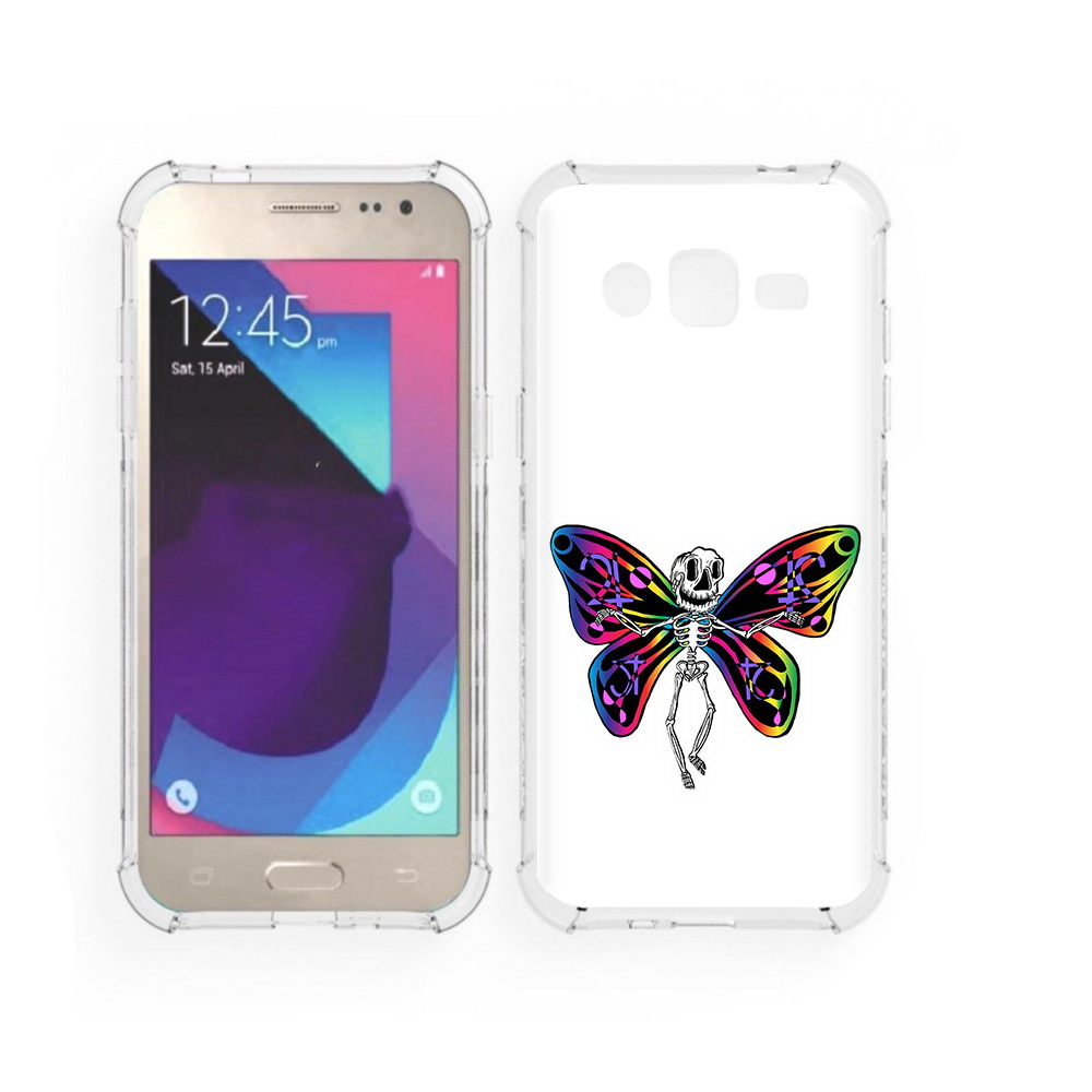 

Чехол MyPads Tocco для Samsung Galaxy J2 эффект бабочки (PT226924.572.701), Прозрачный, Tocco