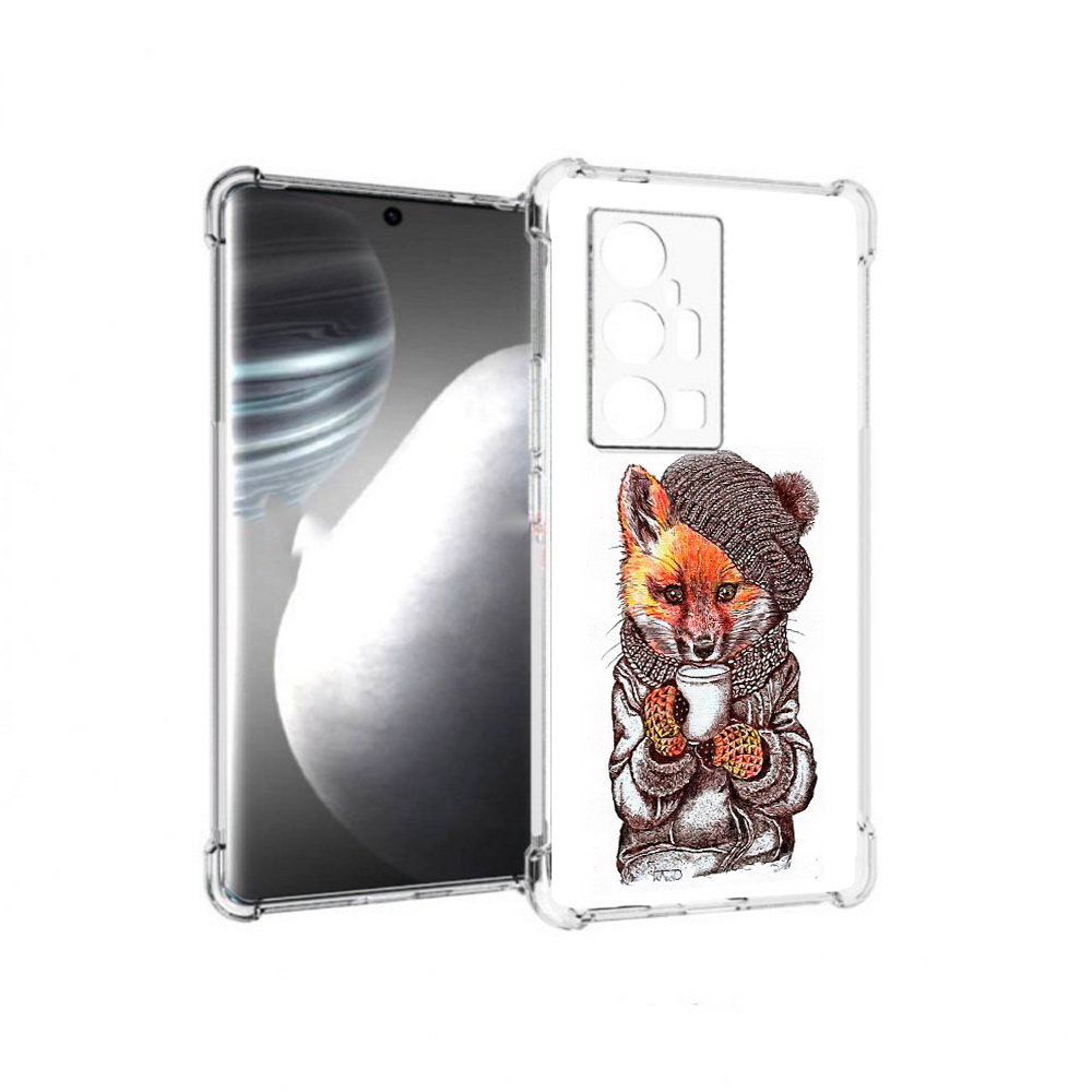 

Чехол MyPads Tocco для Vivo X7 Pro лиса в шапке (PT227071.403.437), Tocco