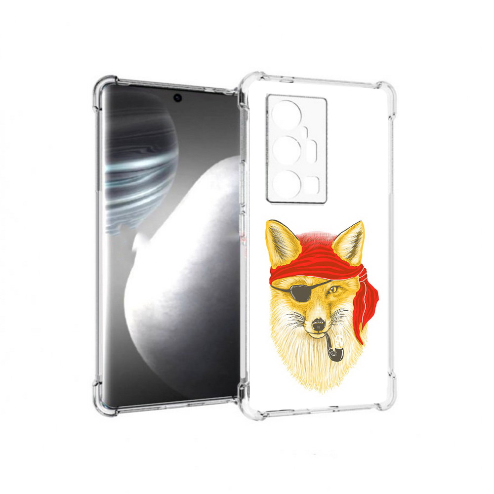 

Чехол MyPads Tocco для Vivo X7 Pro лиса-пират (PT227071.403.440), Прозрачный, Tocco