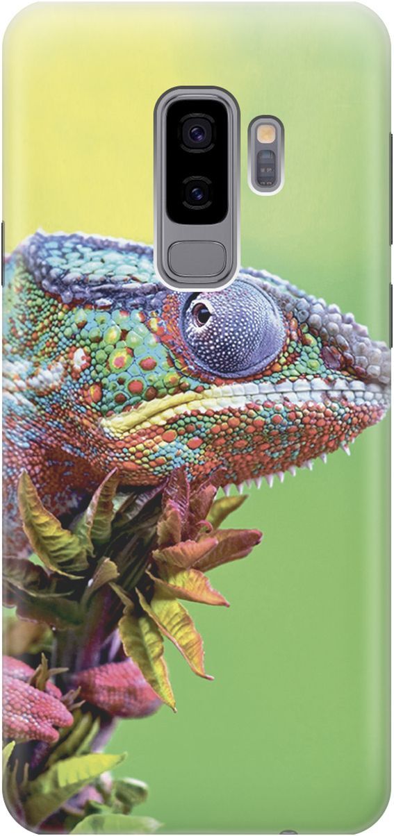 

Чехол на Samsung Galaxy S9+ с принтом "Разноцветный хамелеон", Желтый;зеленый, 2337