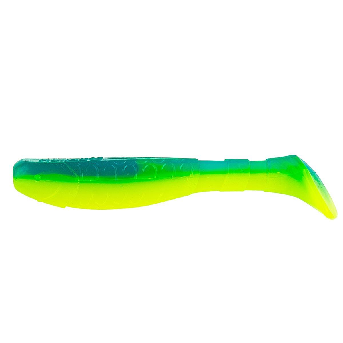 

Виброхвост несъедоб. Chubby 3,55"/9 см Blue Lime 100шт. (HS-4-040-N) Helios