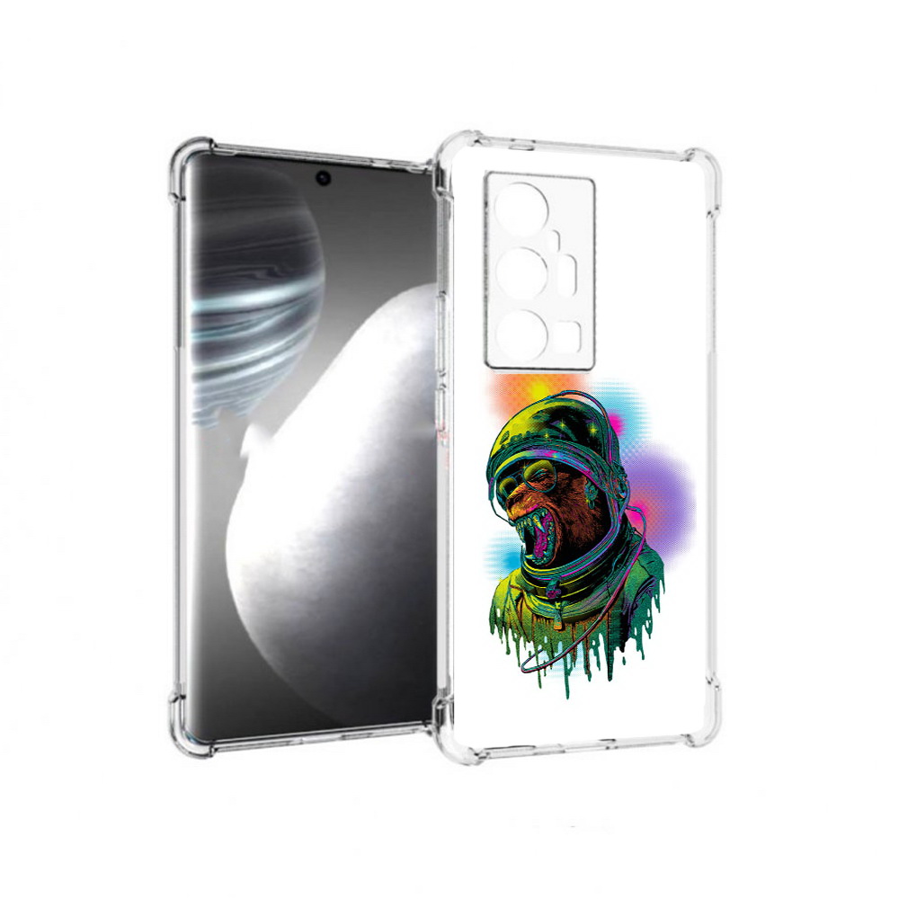 

Чехол MyPads Tocco для Vivo X7 Pro медведь космонавт (PT227071.403.466), Прозрачный, Tocco