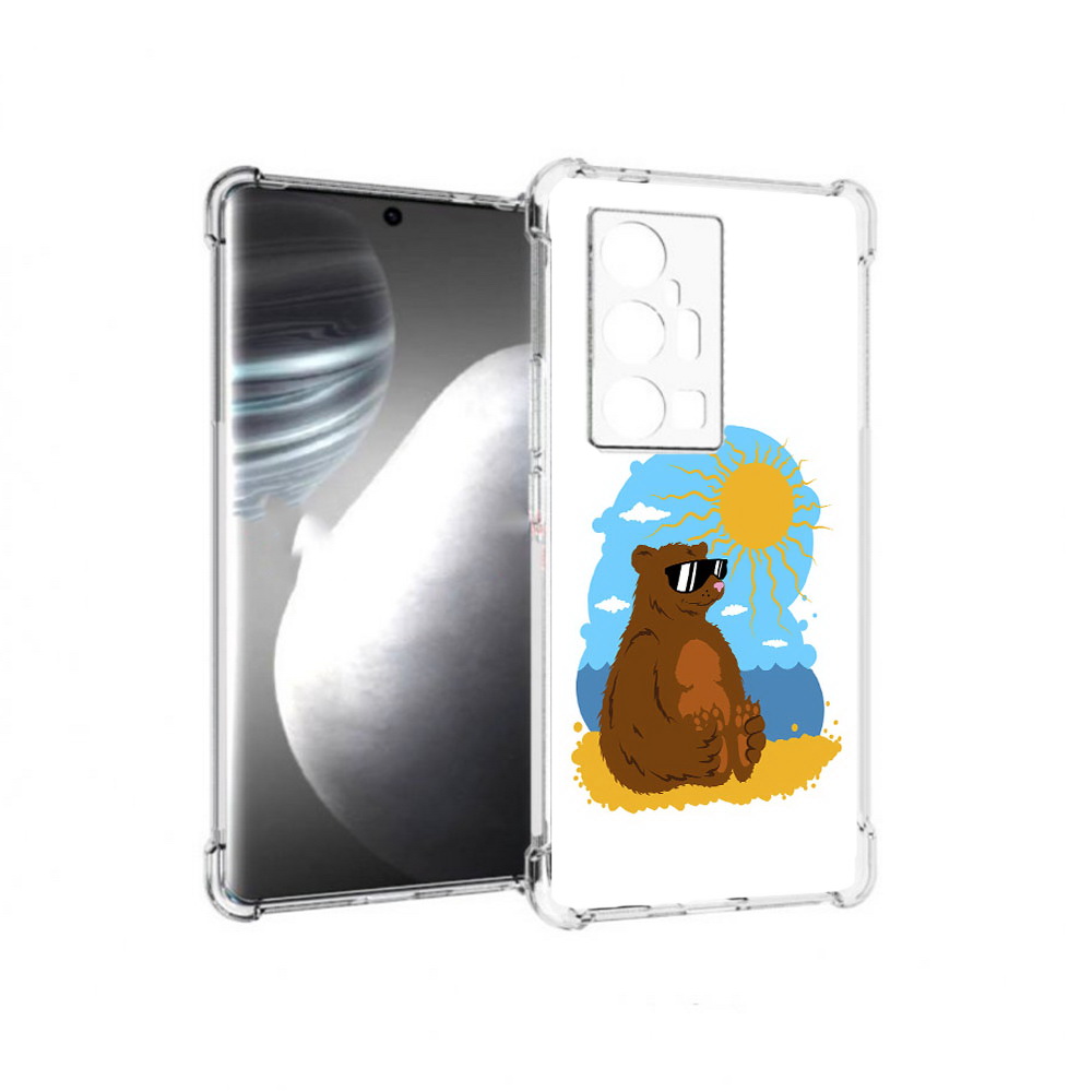 

Чехол MyPads Tocco для Vivo X7 Pro медведь на чиле (PT227071.403.468), Прозрачный, Tocco
