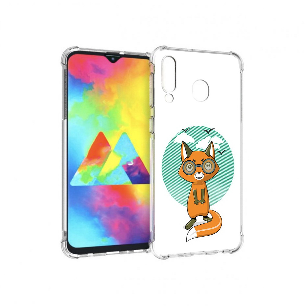 

Чехол MyPads Tocco для Samsung Galaxy M30 задумчивая лиса (PT138437.525.348), Прозрачный, Tocco