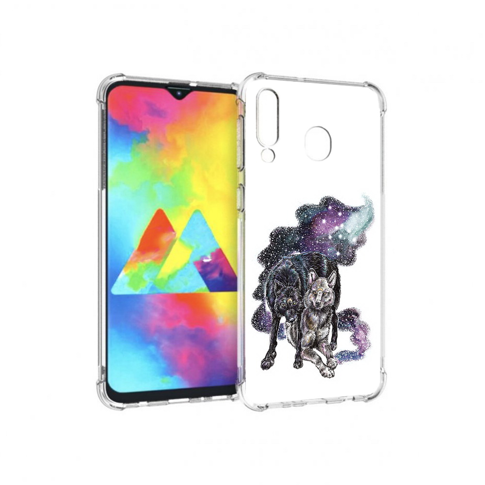 Чехол MyPads Tocco для Samsung Galaxy M30 звездные волки (PT138437.525.352)