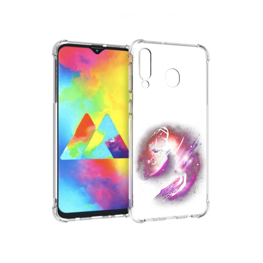 

Чехол MyPads Tocco для Samsung Galaxy M30 звездный олень (PT138437.525.354), Прозрачный, Tocco