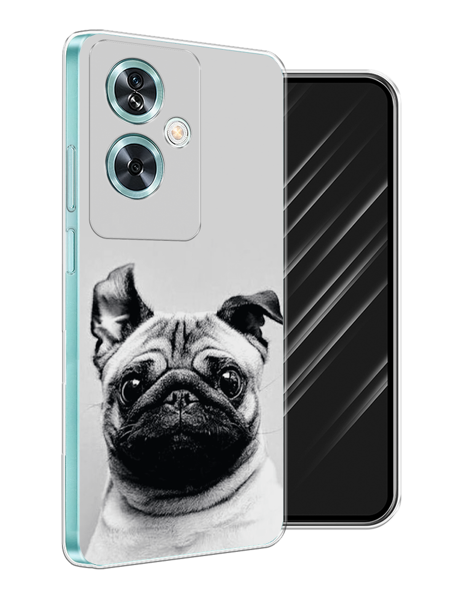 

Чехол Awog на OnePlus Nord N30 SE "Ушастый мопс", Серый, 154950-1
