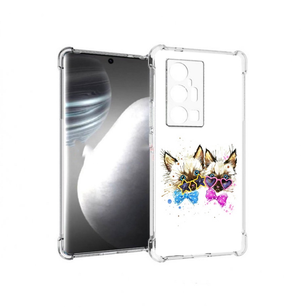 

Чехол MyPads Tocco для Vivo X7 Pro милые котята (PT227071.403.474), Прозрачный, Tocco