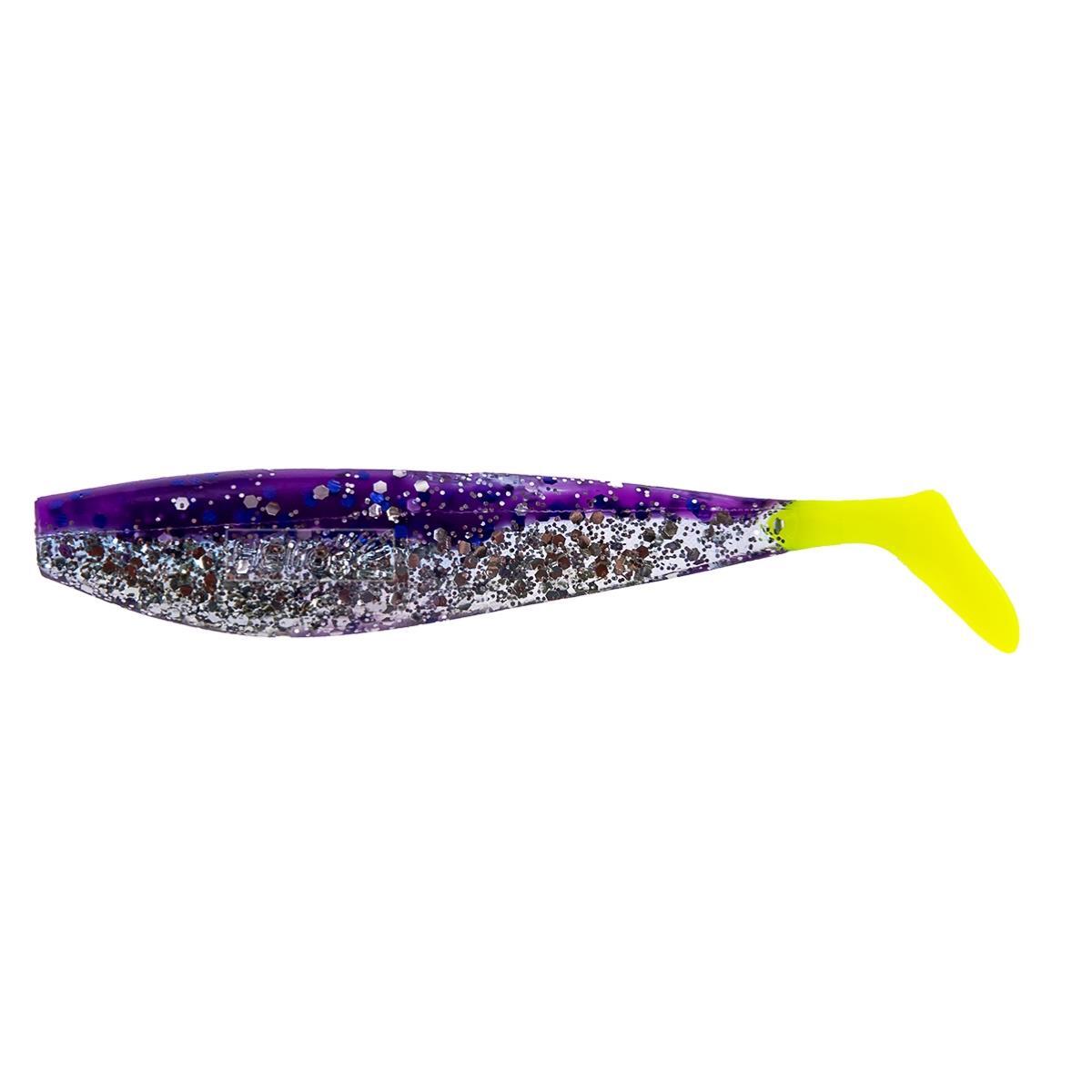 

Виброхвост несъедоб. Zander 4"/10,2см Silver Sparkles & Fio LT 100шт. (HS-36-037-N) Helios