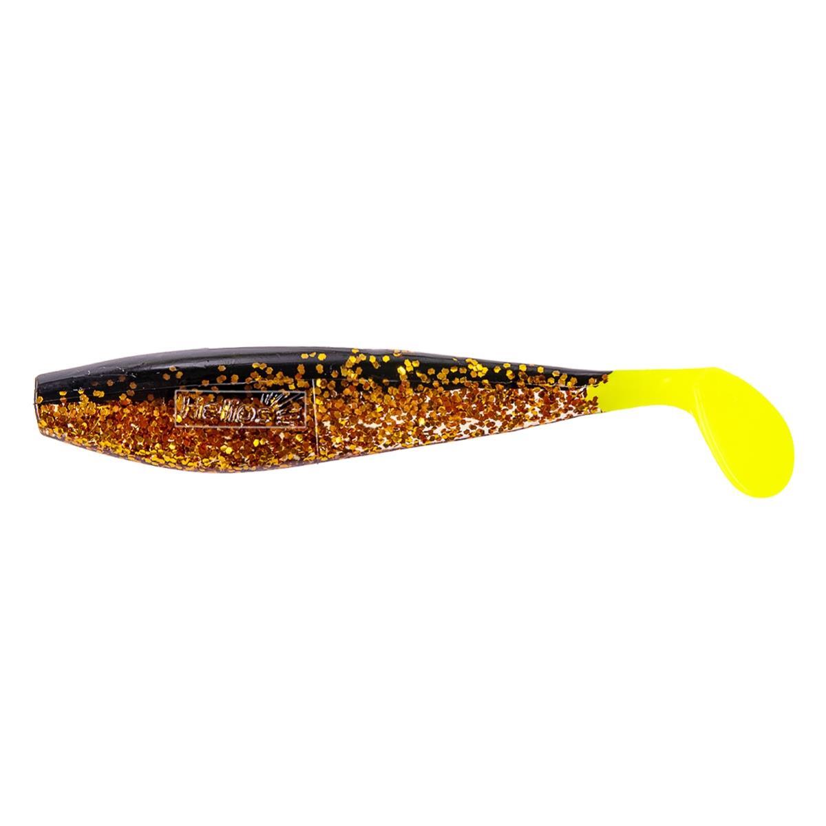 

Виброхвост несъедоб. Zander 4"/10,2см Black Sparkles LT 100шт. (HS-36-033-N) Helios