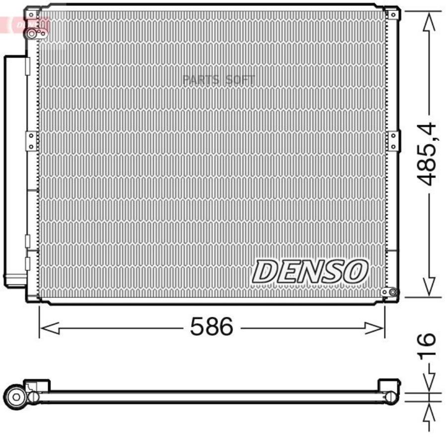 

Радиатор Кондиционера Denso арт. DCN50113