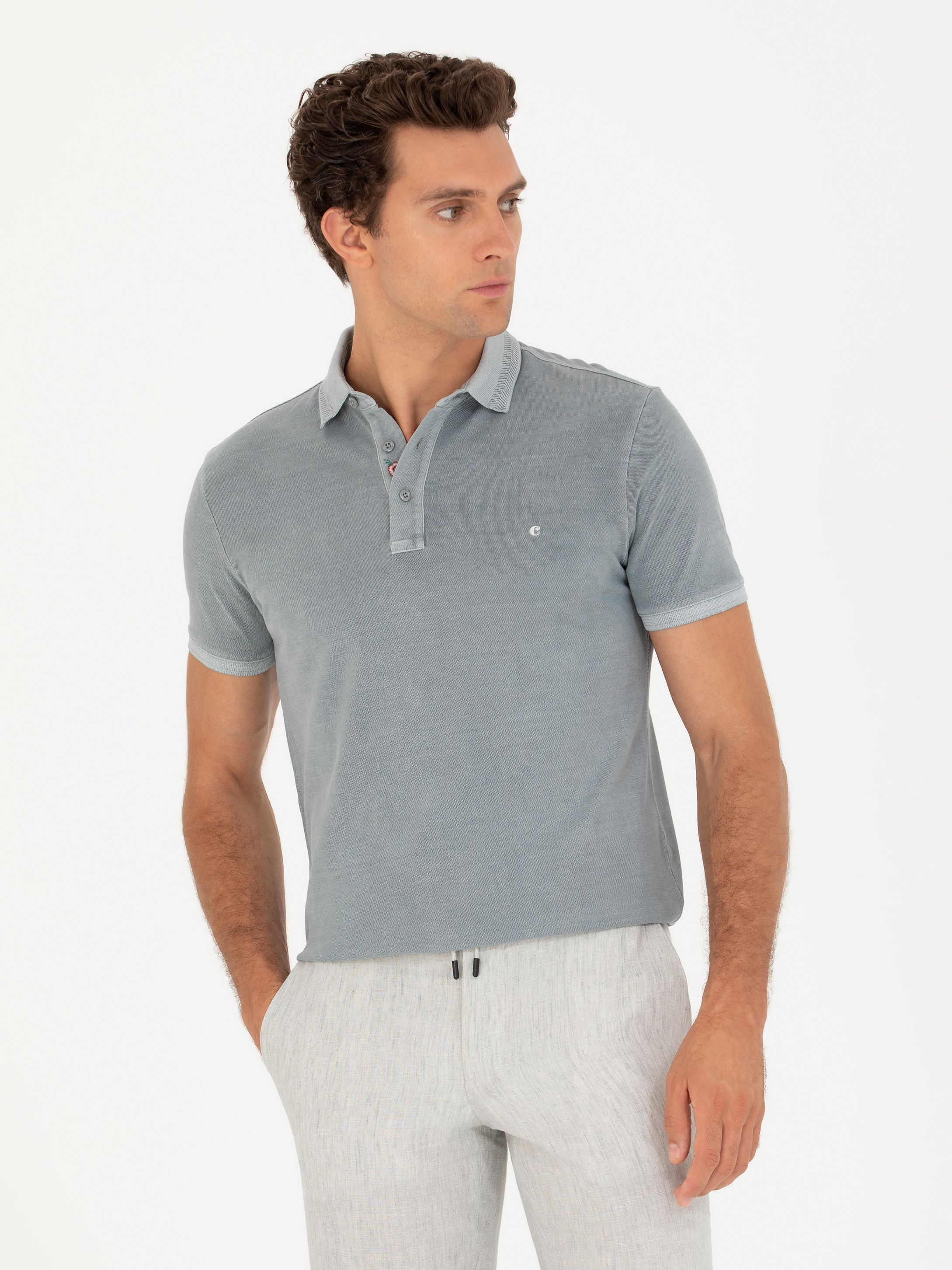 

Футболка мужская Cacharel G051SZ0110CASPIAN серая S, Серый, G051SZ0110CASPIAN